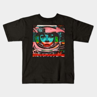 Glitch V - Watching an eclipse Kids T-Shirt